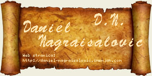 Daniel Nagraisalović vizit kartica